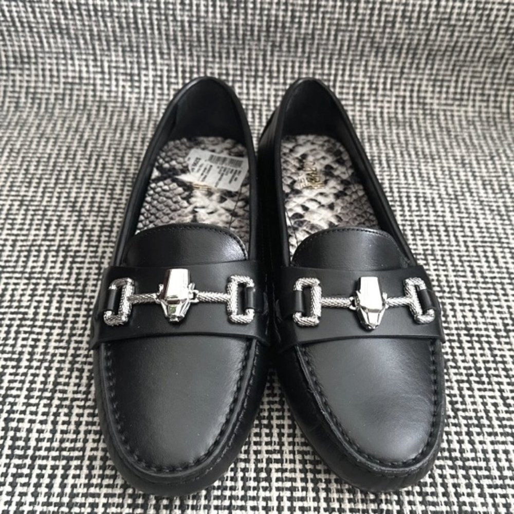NEW CAVALLI CLASS BY ROBERTO CAVALLI Leather Driving Mocassins